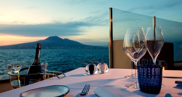 Blu stone restaurant Towers Hotel Stabiae Sorrento Coast Castellammare di Stabia