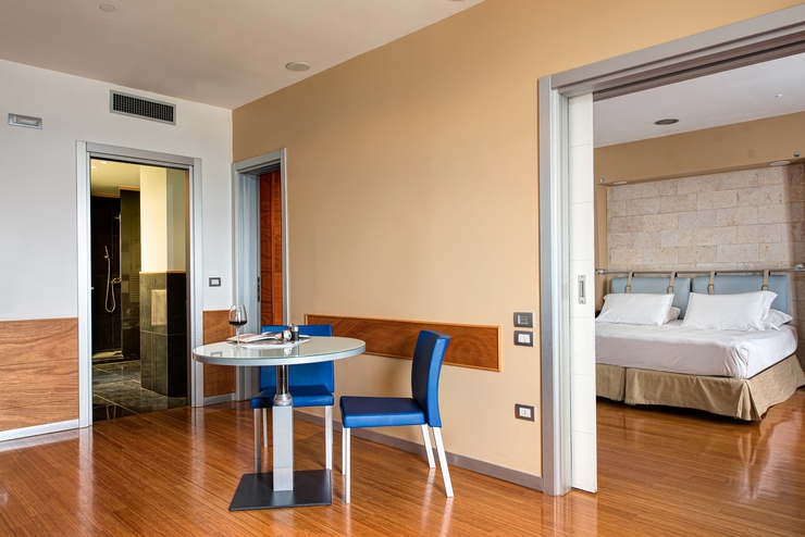 Junior suite full sea view Towers Hotel Stabiae Sorrento Coast Castellammare di Stabia