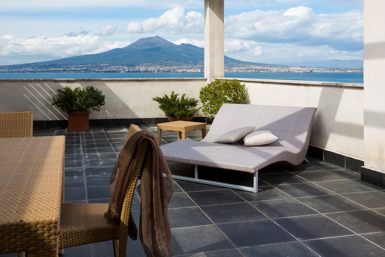 Suite mit terrasse und meerblick Towers Hotel Stabiae Sorrento Coast Castellammare di Stabia
